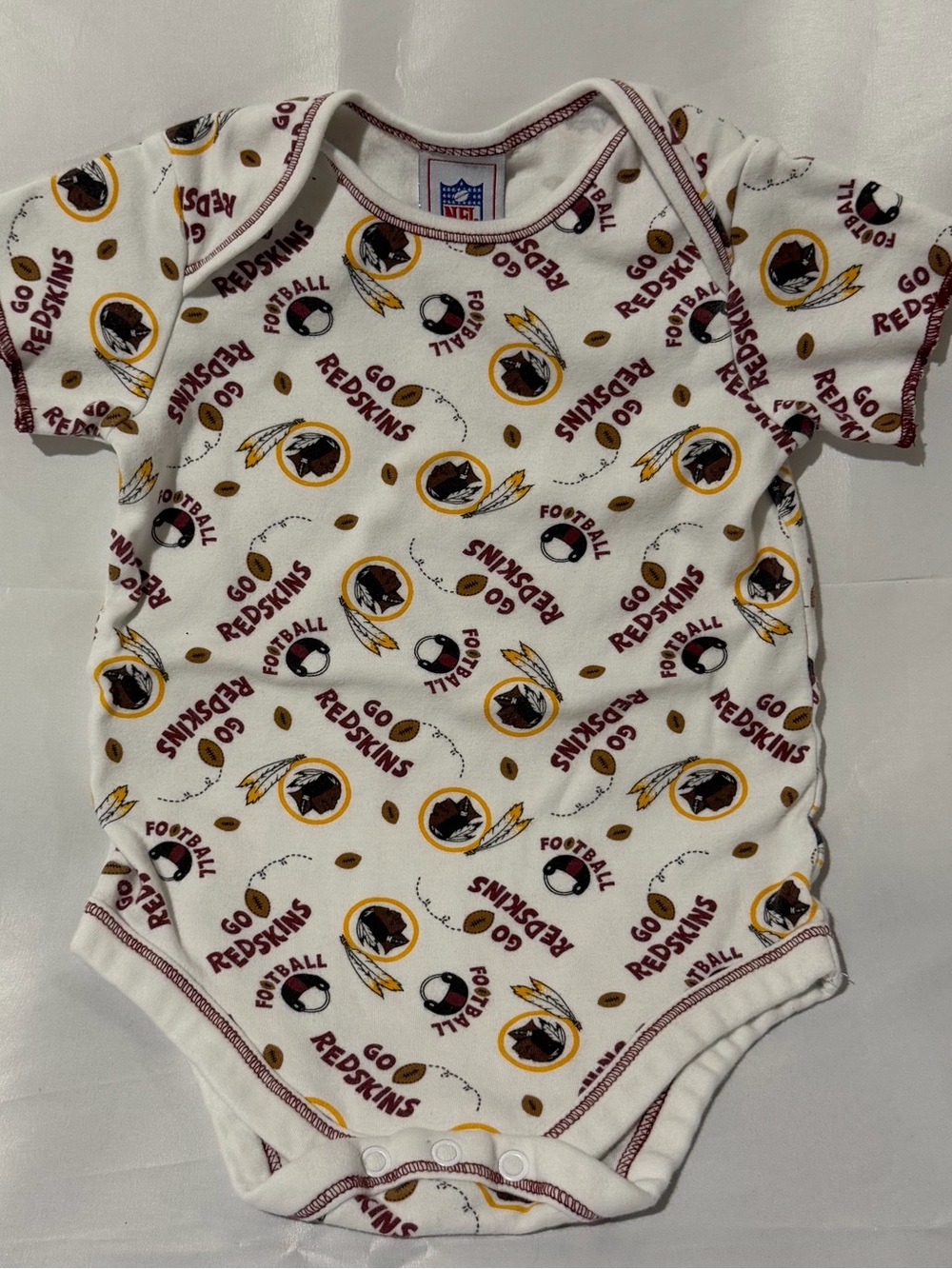 NFL Go Redskins 24 Month One-Piece Bodysuit
